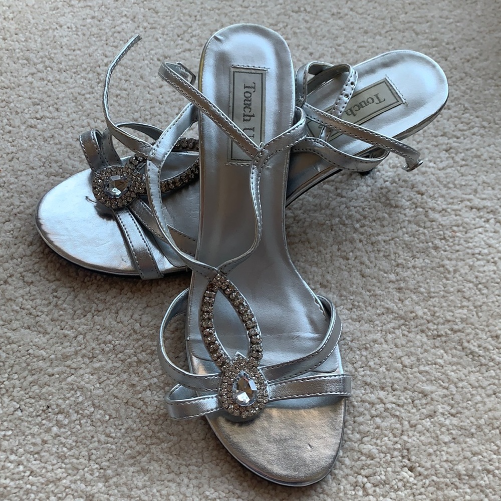 Women’s silver heels